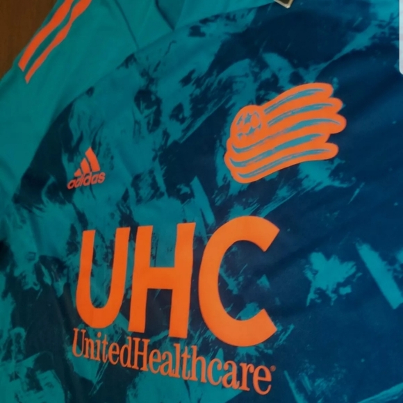 NWT Adidas MLS New England Revolution Soccer Condivo 20 PrimeBlue Jersey Mens L - Picture 6 of 12